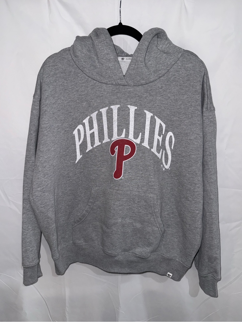 ‘47 Gray Phillies Pullover Hoodie - XL